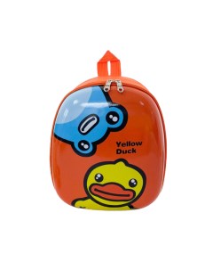 Детский каркасный дошкольный рюкзак Утенок оранжевый Nobrand