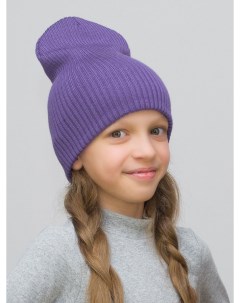 Шапка детская для девочек 31443122 цвет фиолетовый размер 50 56 Lanacaps