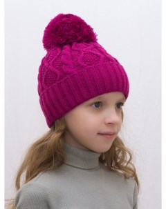 Шапка детская для девочек 3127430 цвет розовый размер 50 56 Lanacaps
