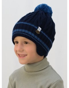 Шапка детская для мальчиков 31216909 цвет синий размер 52 54 Lanacaps
