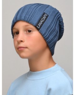 Шапка детская для мальчиков 31345611 цвет синий размер 54 56 Lanacaps