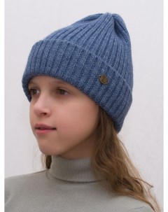 Шапка детская для девочек 31514111 цвет синий размер 58 60 Lanacaps