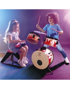 Набор игрушечных музыкальных инструментов для детей Барабанная установка E0632_HP Hape