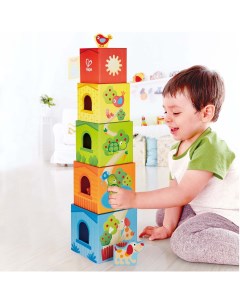 Развивающая игрушка Кубики пирамидка Башня Дружбы E0451_HP Hape