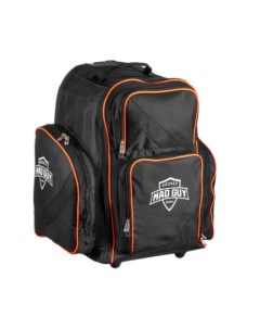 Рюкзак хоккейный на колесах Limited Edition Sr черный оранжевый Mad guy
