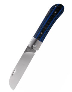 Туристический нож Worker черно синий Qsp