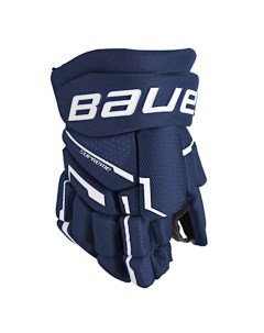Перчатки хоккейные Supreme Mach S23 YTH 1061907 8 темно синий Bauer