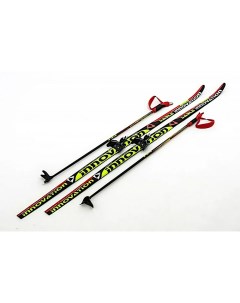 Лыжный комплект Innovation Sable 75 мм 175 см step черный салатовый красный Stc