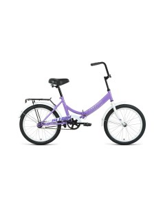 Велосипед City 20 2022 14 фиолетовый серый Altair