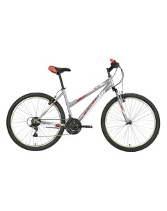 Велосипед Alta 26 горный взрослый рама 16 колеса 26 серый красный 16кг Black one