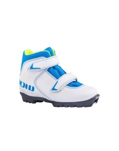 Ботинки лыжные детские NNN Snowrock2 белые логотип синий размер RU29 RU30 СМ18 Trek