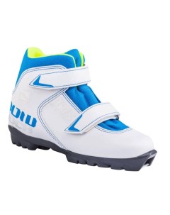 Ботинки лыжные детские NNN Snowrock2 белые логотип синий размер RU28 EU29 CM17 5 Trek