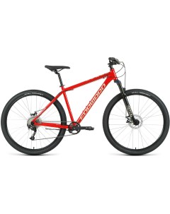 Велосипед BURAN 2 0 disс 9ск 29 2021 19 красный бежевый Forward