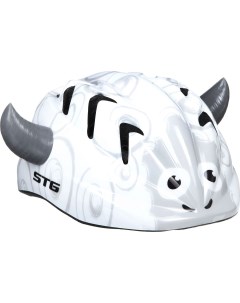 Велосипедный шлем Sheep белый серый XS Stg