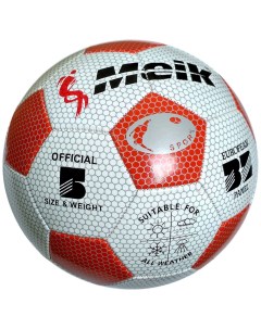 R18024 Мяч футбольный 3009 3 слоя PVC 1 6 300 гр машинная сшивка Meik
