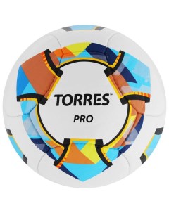 Мяч футбольный Pro размер 5 14 панелей PU 4 подкладочных слоя ручная сшивка ц Torres