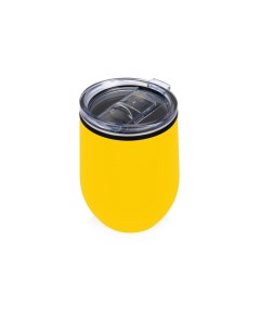 Термокружка Pot 330 мл крышка слайдер внешнее покрытие из нержавеющей стали желтый Oasis