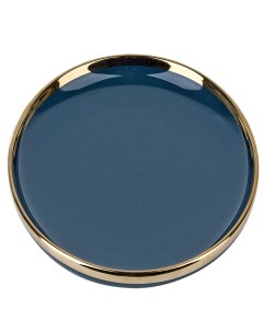 Тарелка Royal line Midnight Blue 25 5х25 5х3 см фарфор Nouvelle