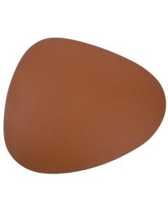Салфетка сервировочная плей смат Экокожа коричневая 45х37 см полиуретан Nouvelle