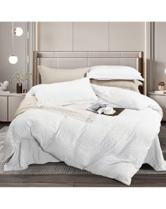 Комплект постельного белья Ландыш 1 5 спальный серо бежевый Домашняя мода