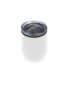 Термокружка Pot 330 мл крышка слайдер внешнее покрытие из нержавеющей стали белый Oasis
