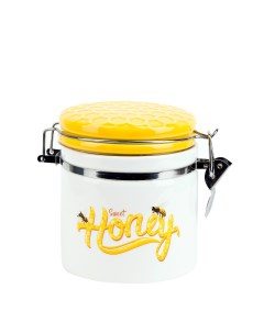 Банка для сыпучих продуктов Honey 14 5х10х12 см 480 мл керамика Dolomite