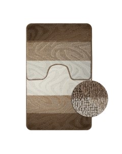 Набор ковриков для ванной комнаты и туалета с мягким ворсом 00239 Banyolin