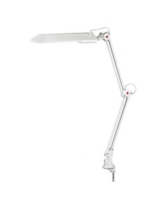 Настольная лампа NL 201 G23 11W W на струбцине белый Era