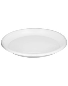 Тарелка одноразовая столовая d 20 5 см цвет белый 100 шт Nobrand