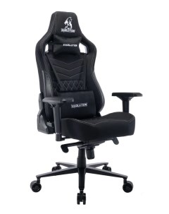 Игровое компьютерное кресло NOMAD Black White тканевое Evolution