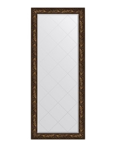 Зеркало с гравировкой напольное в раме Византия бронза Evoform