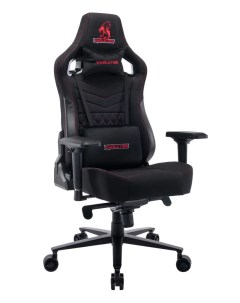 Игровое компьютерное кресло NOMAD Black Red тканевое Evolution