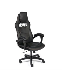 Кресло игровое компьютерное геймерское для пк ARENA черный кож зам Tetchair