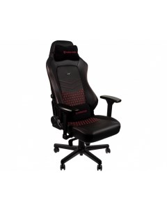 Кресло для геймера HERO Real Leather черно красное Noblechairs