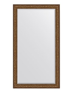 Зеркало с фацетом напольное в раме Виньетка состаренная бронза 109 мм Evoform
