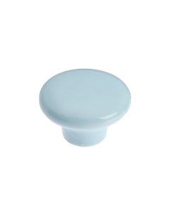 Ручка кнопка Ceramics 002 керамическая голубая Nobrand