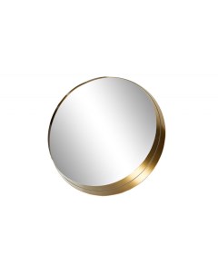 19 OA 6276L Зеркало в металл объемной раме золото d80 10 см Garda decor