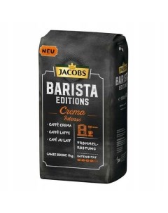 Кофе в зернах Barista Editions Crema Intense 1 кг Jacobs