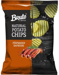 Чипсы картофельные Bruto ребрышки барбекю 120 г Bruto snacks