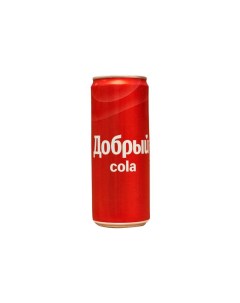 Газированный напиток Cola 250 мл Добрый