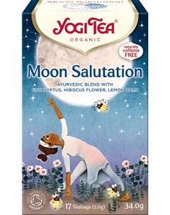 Чай в пакетиках Moon Salutation Приветствие Луне 17 пакетиков Yogi tea