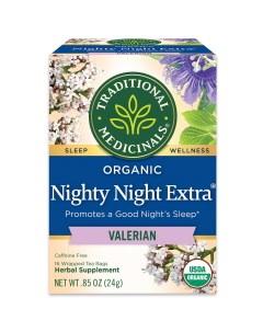 Чай Nighty Night Extra валериана 16 пакетиков Traditional medicinals