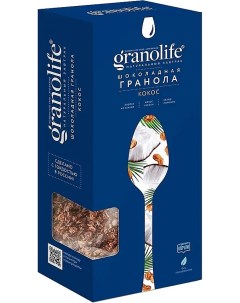 Гранола шоколадная со вкусом кокоса 200 г Granolife