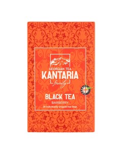 Чай черный клубника в пирамидках 2 5 г x 20 шт Kantaria