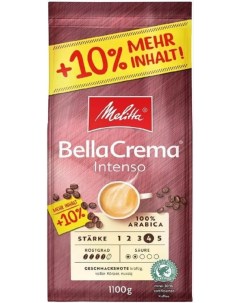 Кофе в зернах Bella Crema Intenso арабика 100 1 1 кг Melitta
