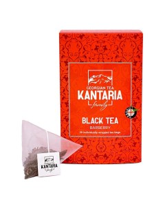 Чай черный с барбарисом в пирамидках 2 5 г x 20 шт Kantaria