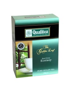 Чай черный Эрл Грей среднелистовой стандарта FBOP1 250 г Qualitea