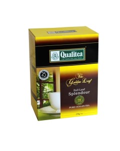 Чай черный крупнолистовой стандарт OP1 Коллекция Золотой лист 250 г Qualitea