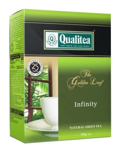 Чай зелёный особо крупный лист XXL Коллекция Золотой лист 250 г Qualitea