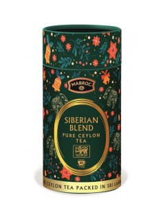 Чай черный Сибирская смесь в картонной тубе Праздничное сияние 100 г Mabroc
